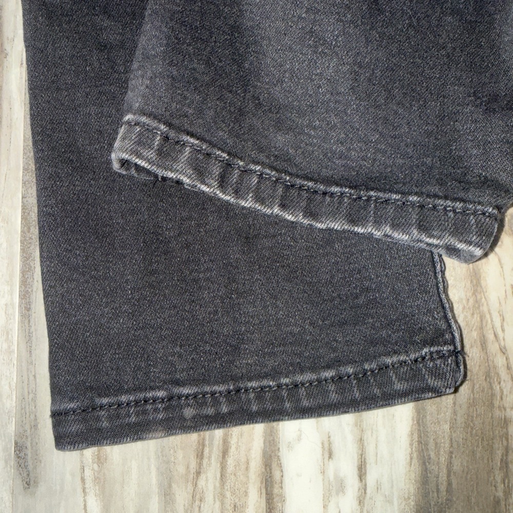 ASOS DESIGN High Waisted Straight Leg Jeans Black Denim Women's 30/32 READ - Picture 4 of 10